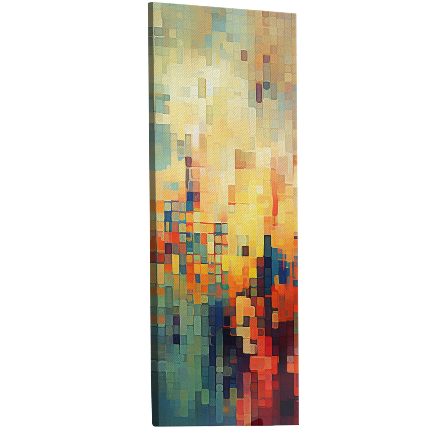 Pixelated mosaic retro abstract patterned geometric - Mesmerizing Modern Elegance