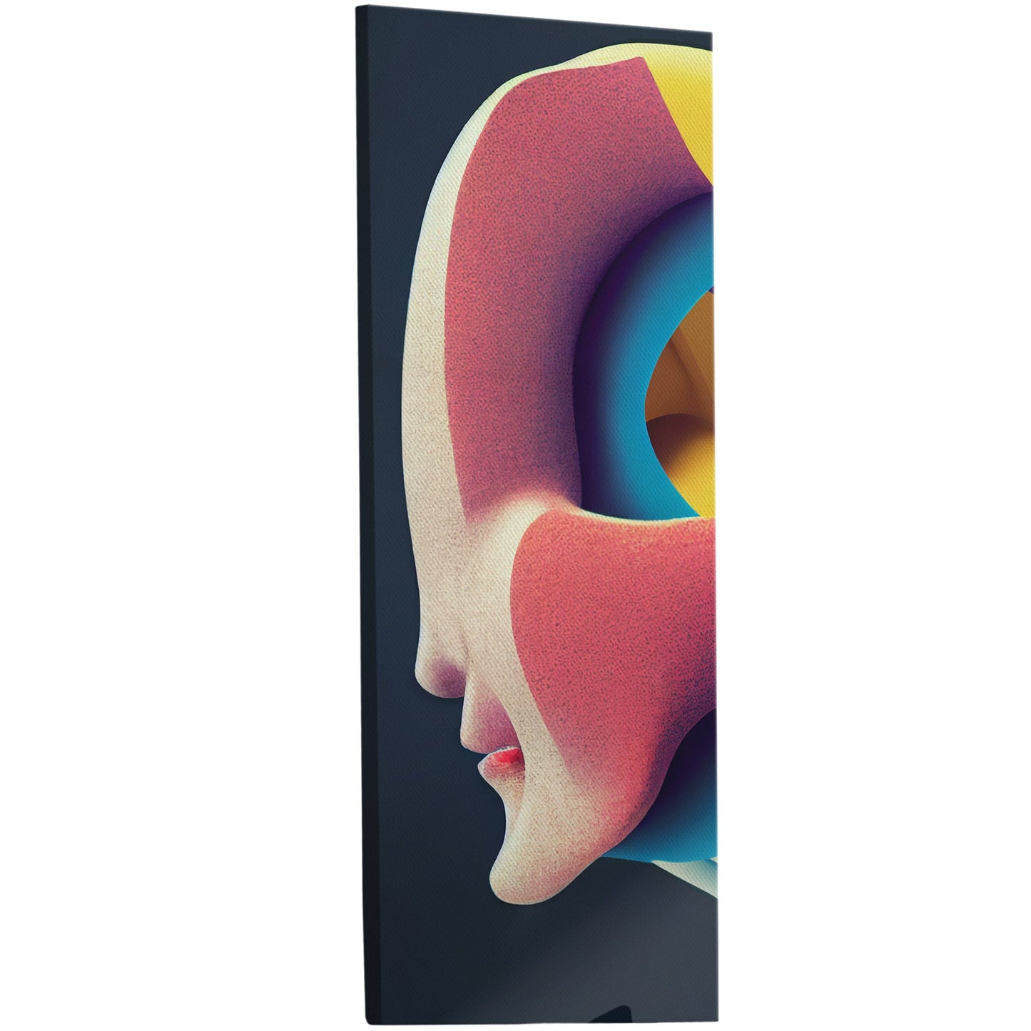 Abstract chaos meets midcentury charm - Vibrant Chaos Unleashed