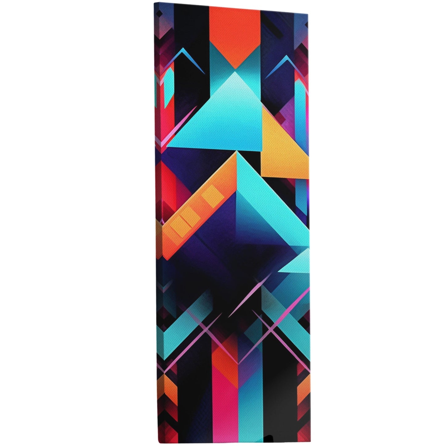 Bold neon geometric shapes - Electric Oasis