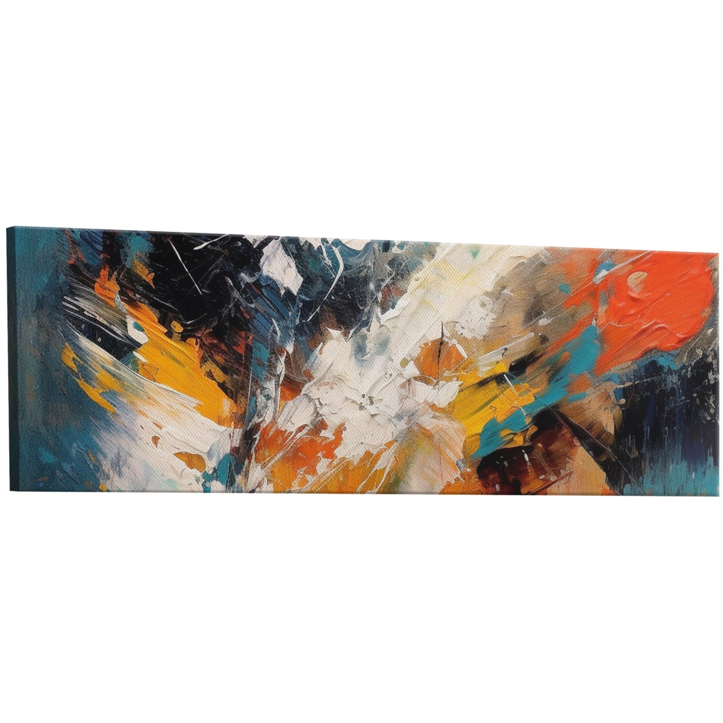 Abstract elegance with mesmerizing painterly brush strokes - Enchanting Aura