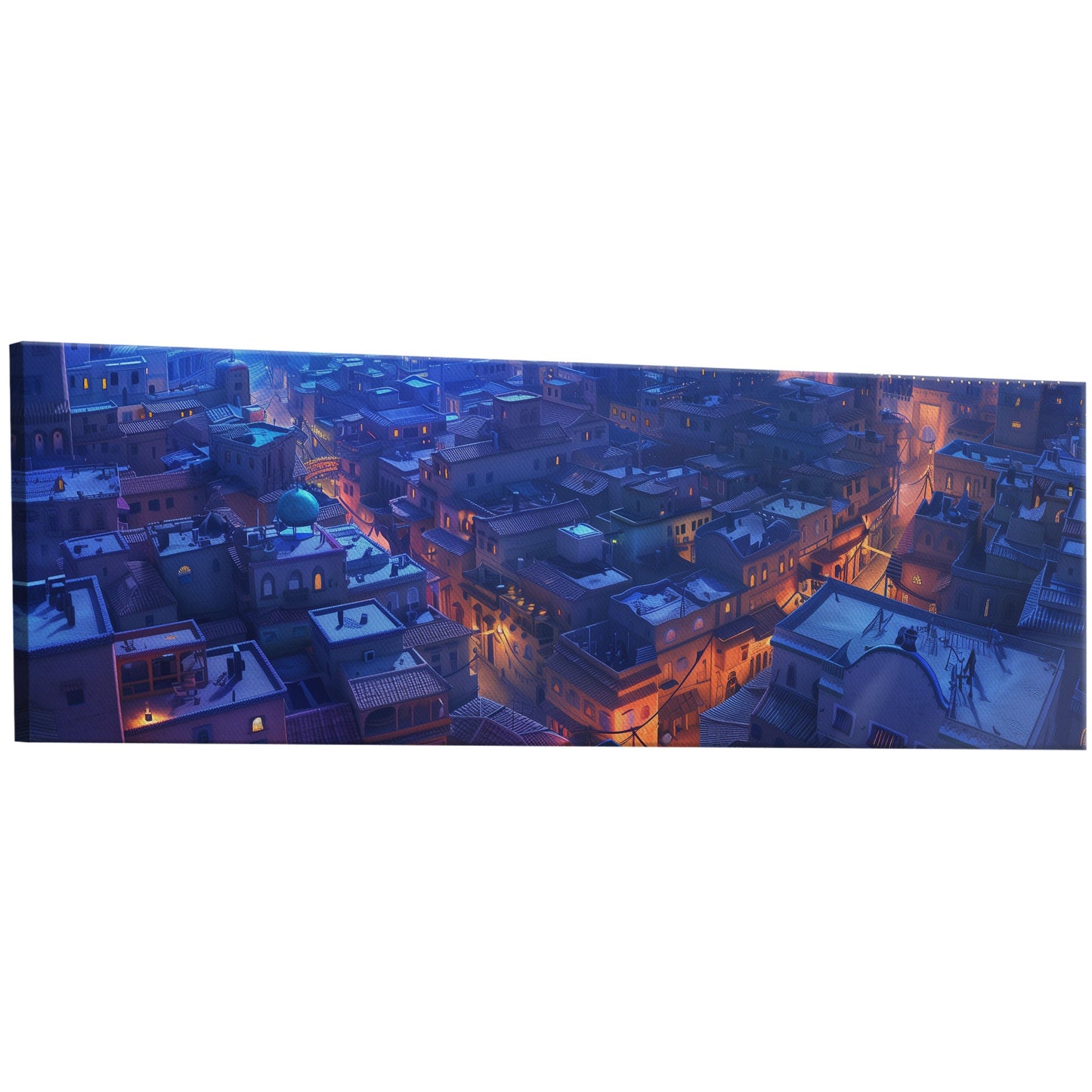 Enchanting city of Agrabah at night - Mystical Oasis