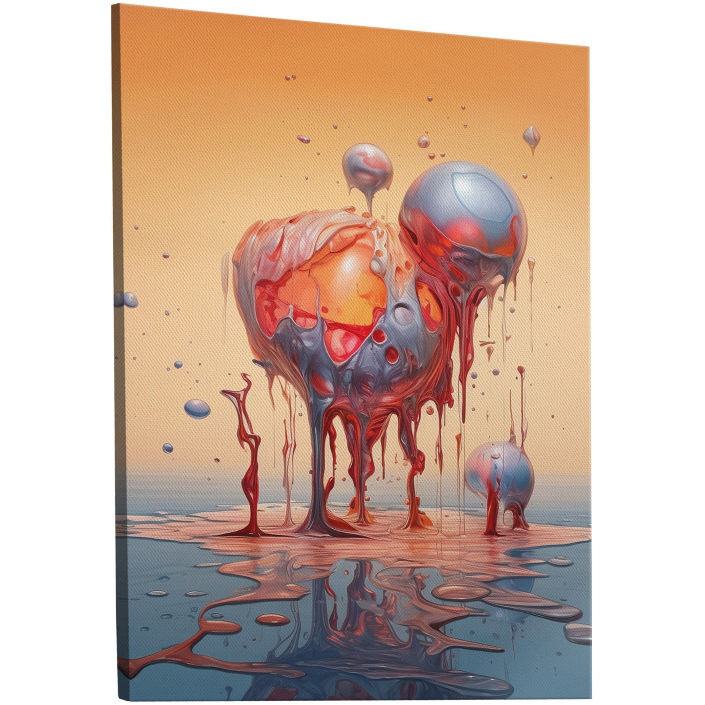 Surreal Abstract Digital Art Render - Ethereal Melting Dreams