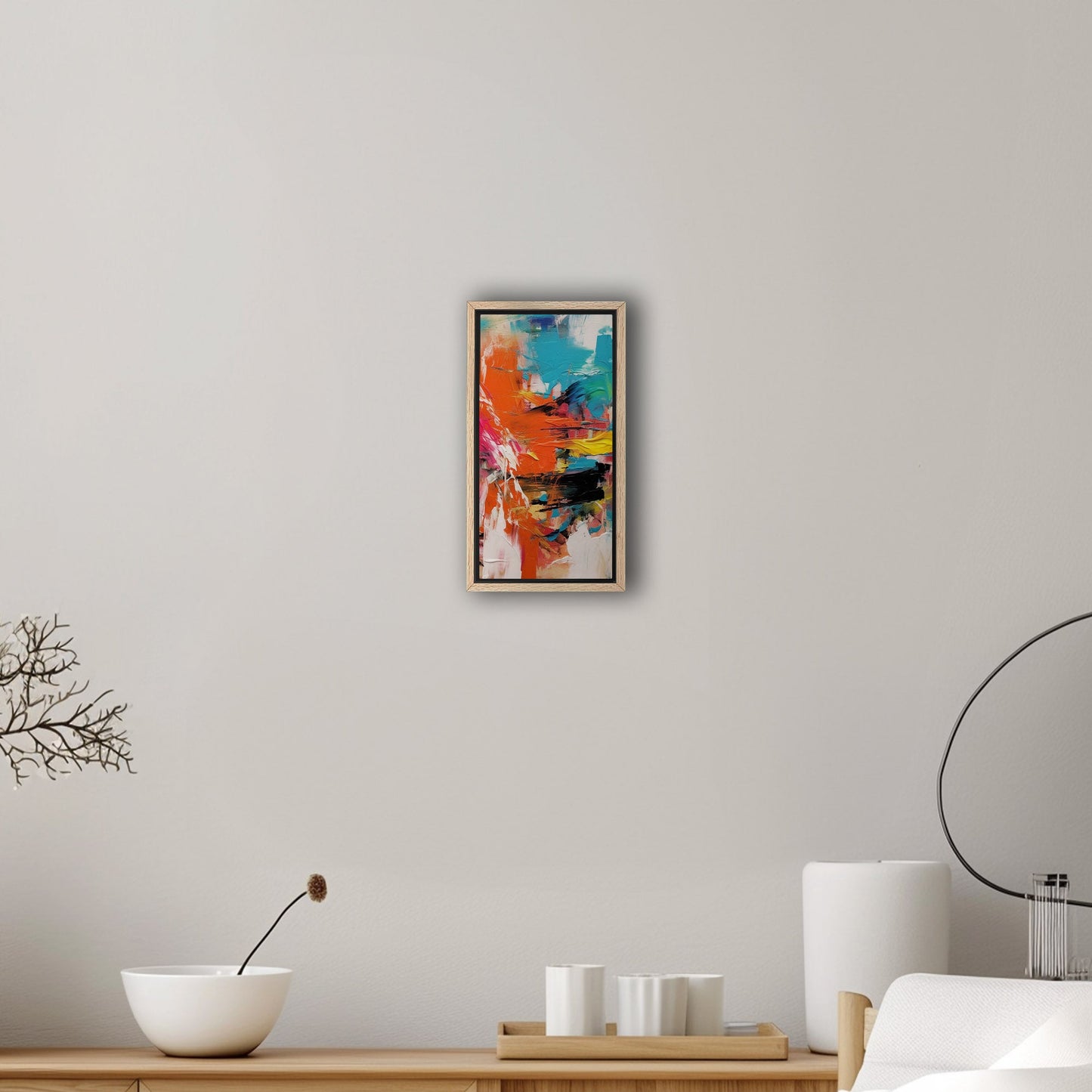 Captivating abstract art with vibrant colors - Spirited Creation