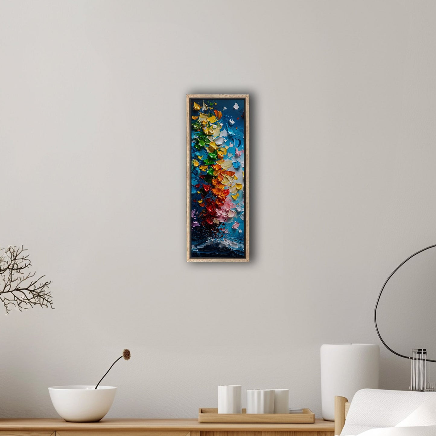 Textured Oil Paint Abstract - Chaos Elegance