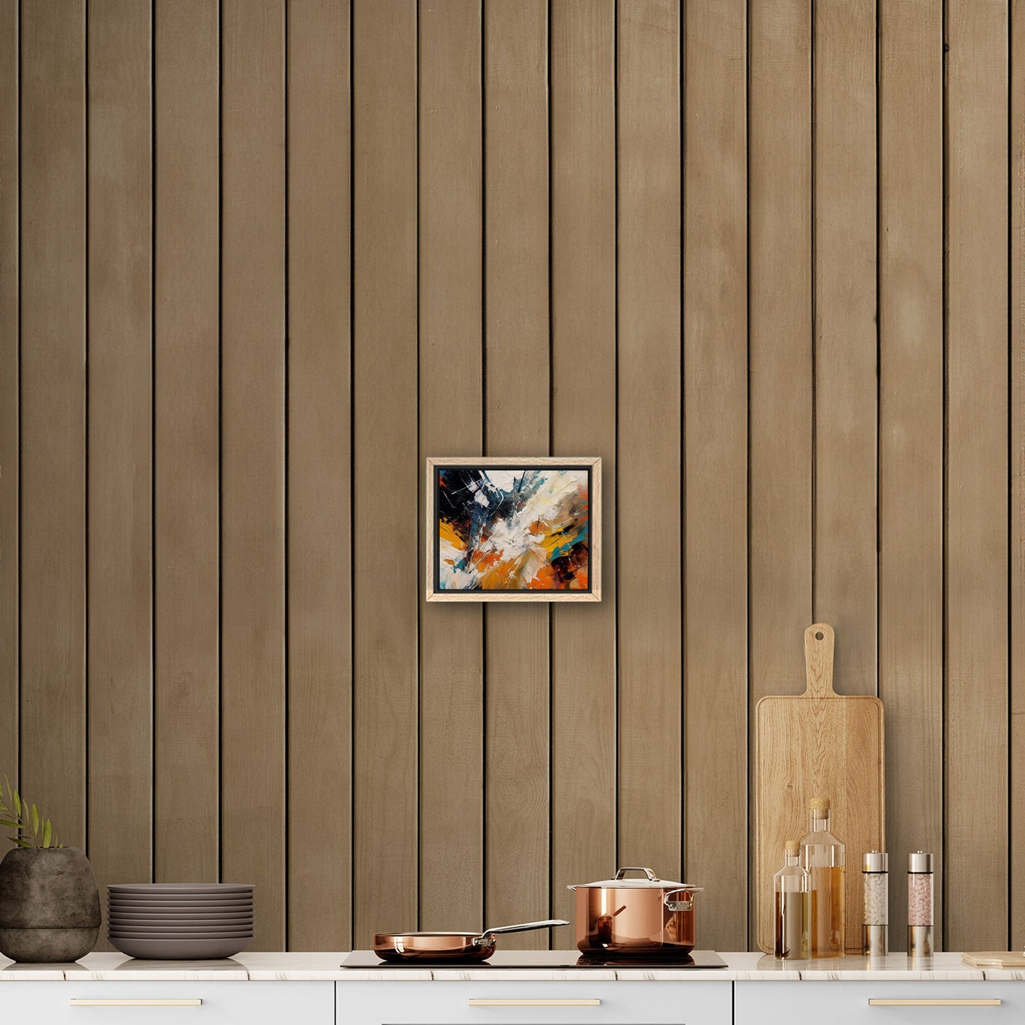 Abstract elegance with mesmerizing painterly brush strokes - Enchanting Aura