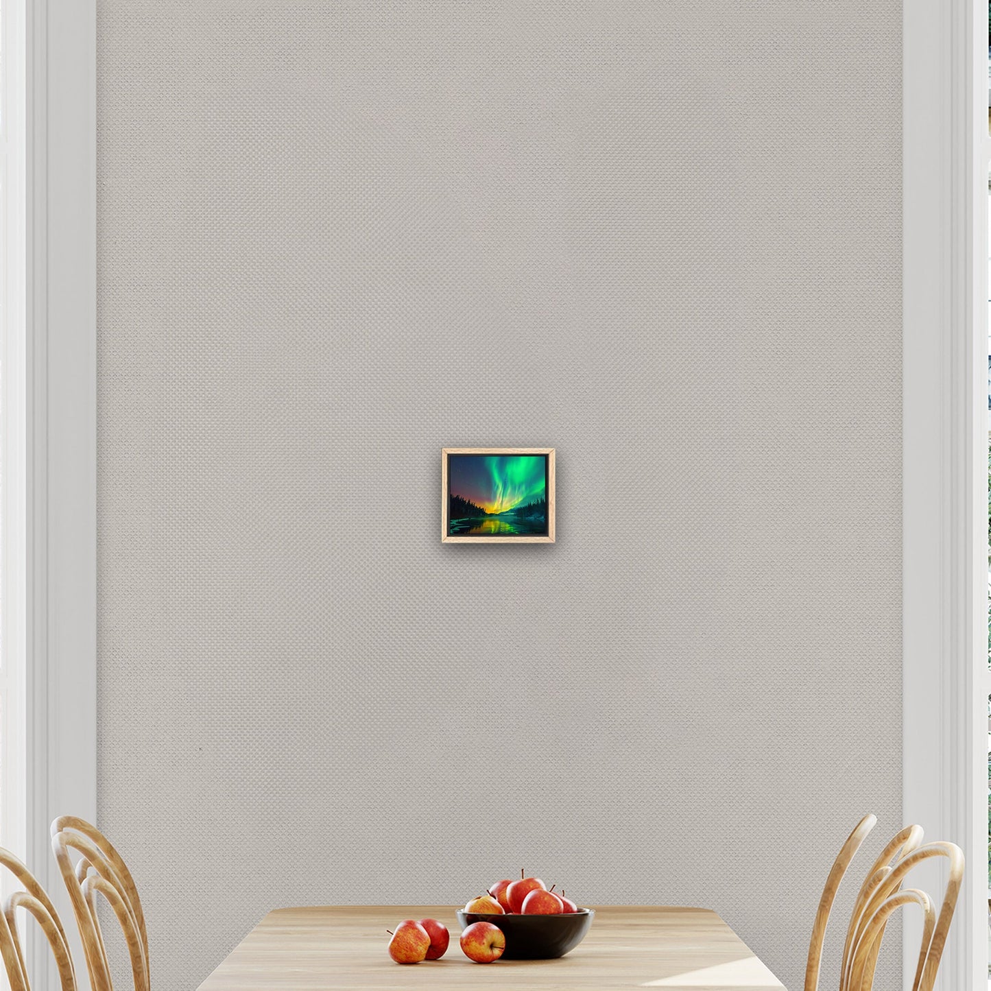 Shimmering Aurora Borealis Wall Art - Enchanted Ethereal Vision