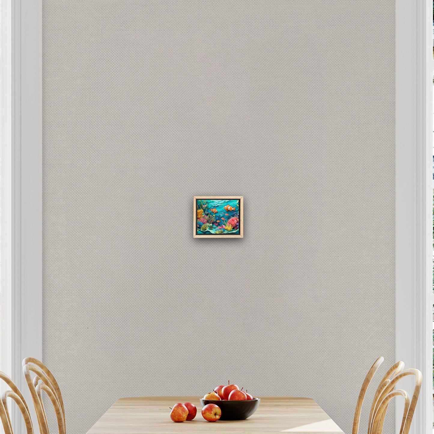 Vibrant marine life art on canvas - Serenity Dance
