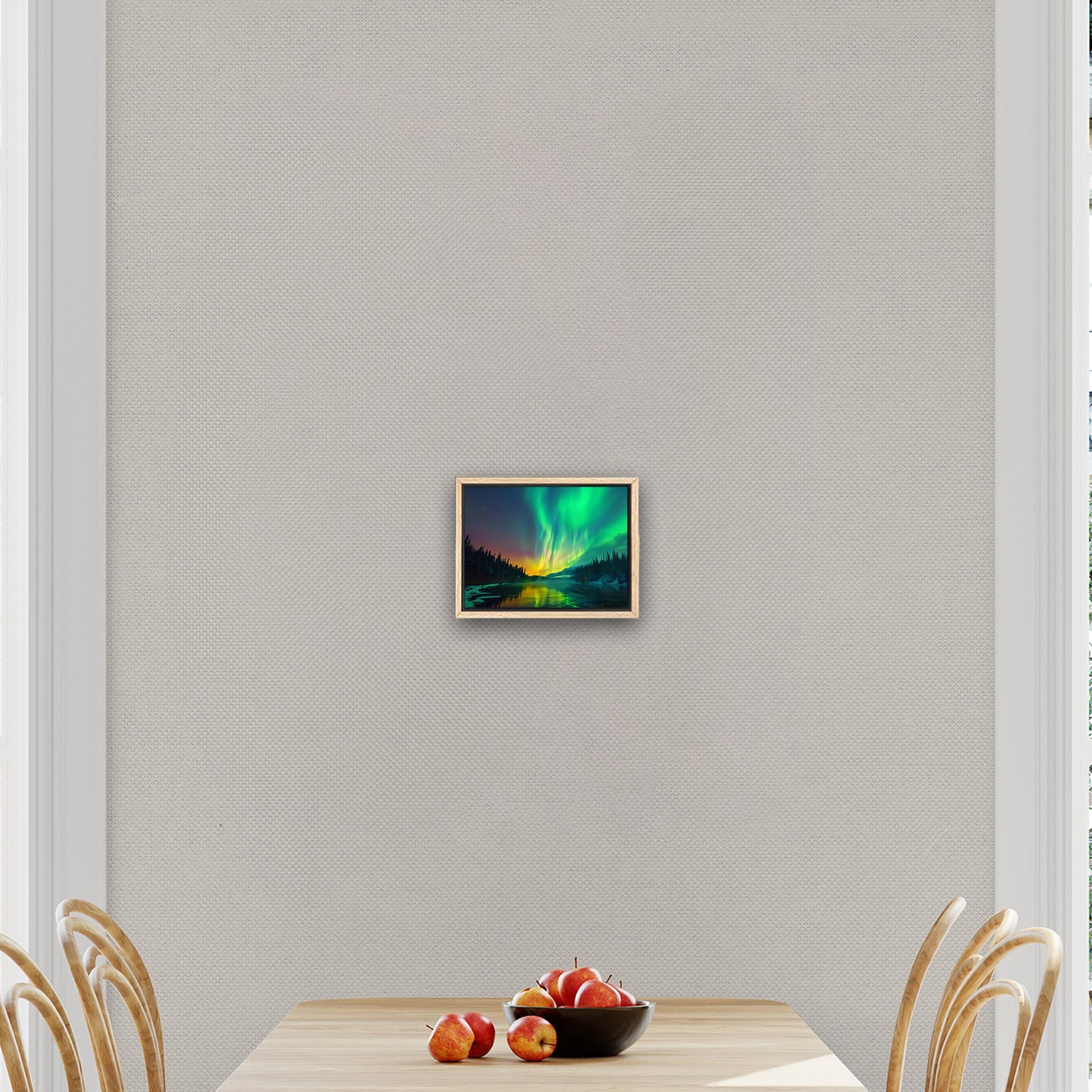 Shimmering Aurora Borealis Wall Art - Enchanted Ethereal Vision