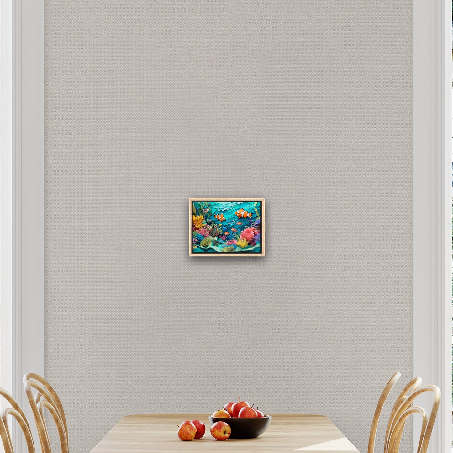 Vibrant marine life art on canvas - Serenity Dance