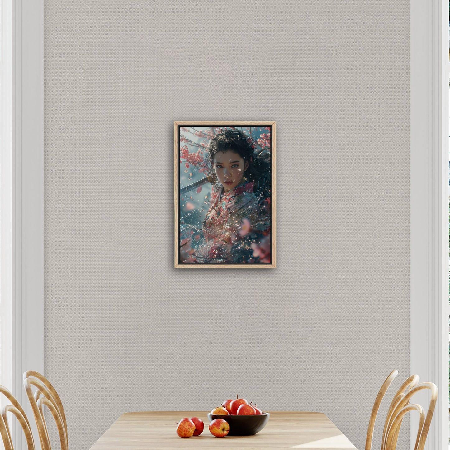 Figurative Portrait - Enchanted Sakura Garden