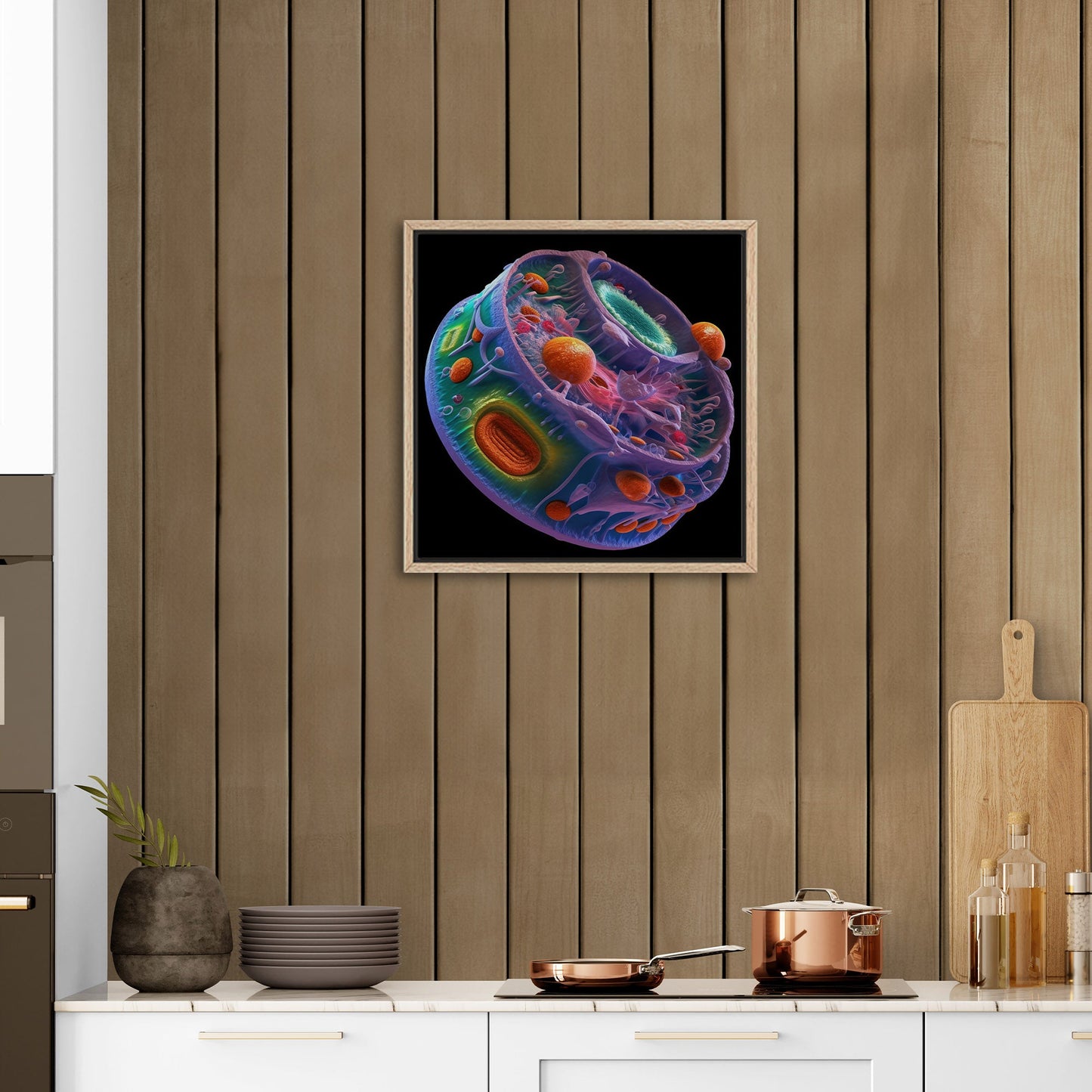 Detailed cell structure diagram - Life's Intricate Harmony