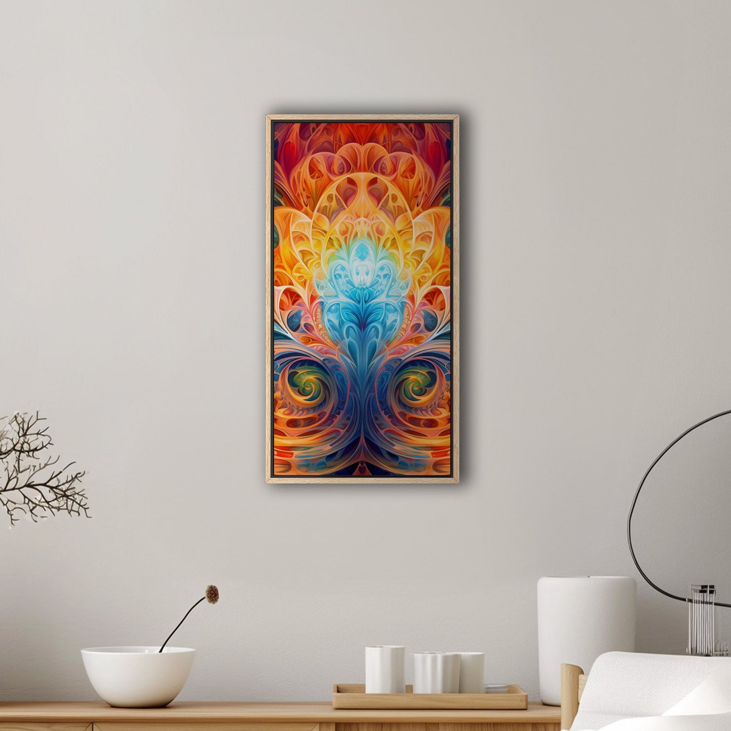 Symmetrical Digital Render Abstract - Recurring Kaleidoscope: Infinite Visual Complexity