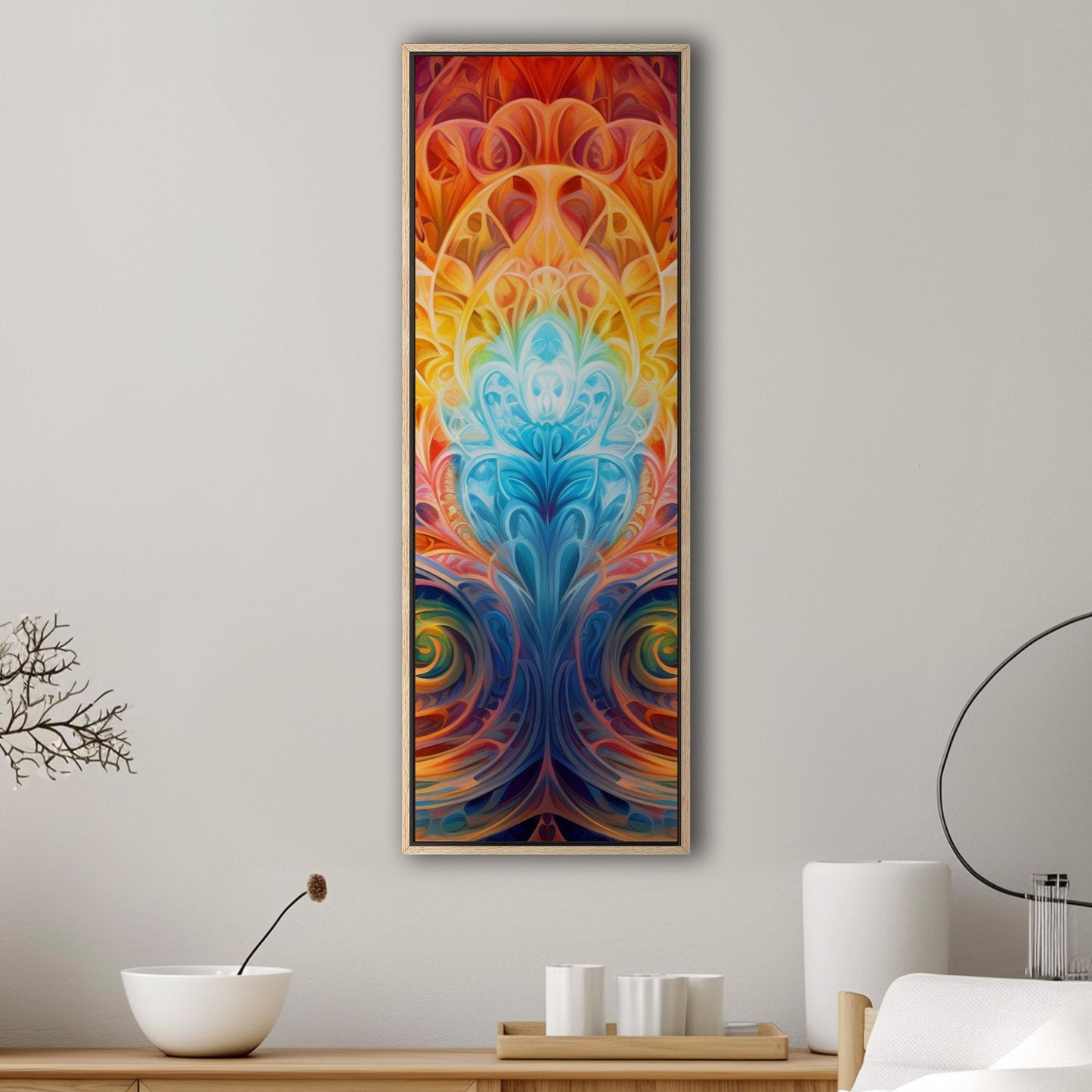Symmetrical Digital Render Abstract - Recurring Kaleidoscope: Infinite Visual Complexity