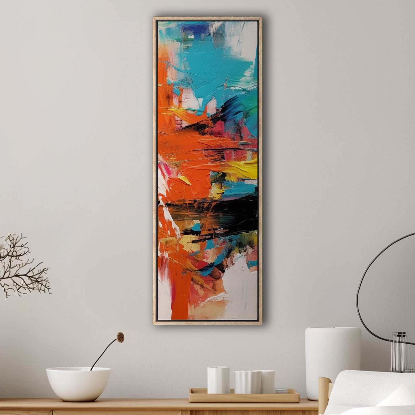 Captivating abstract art with vibrant colors - Spirited Creation