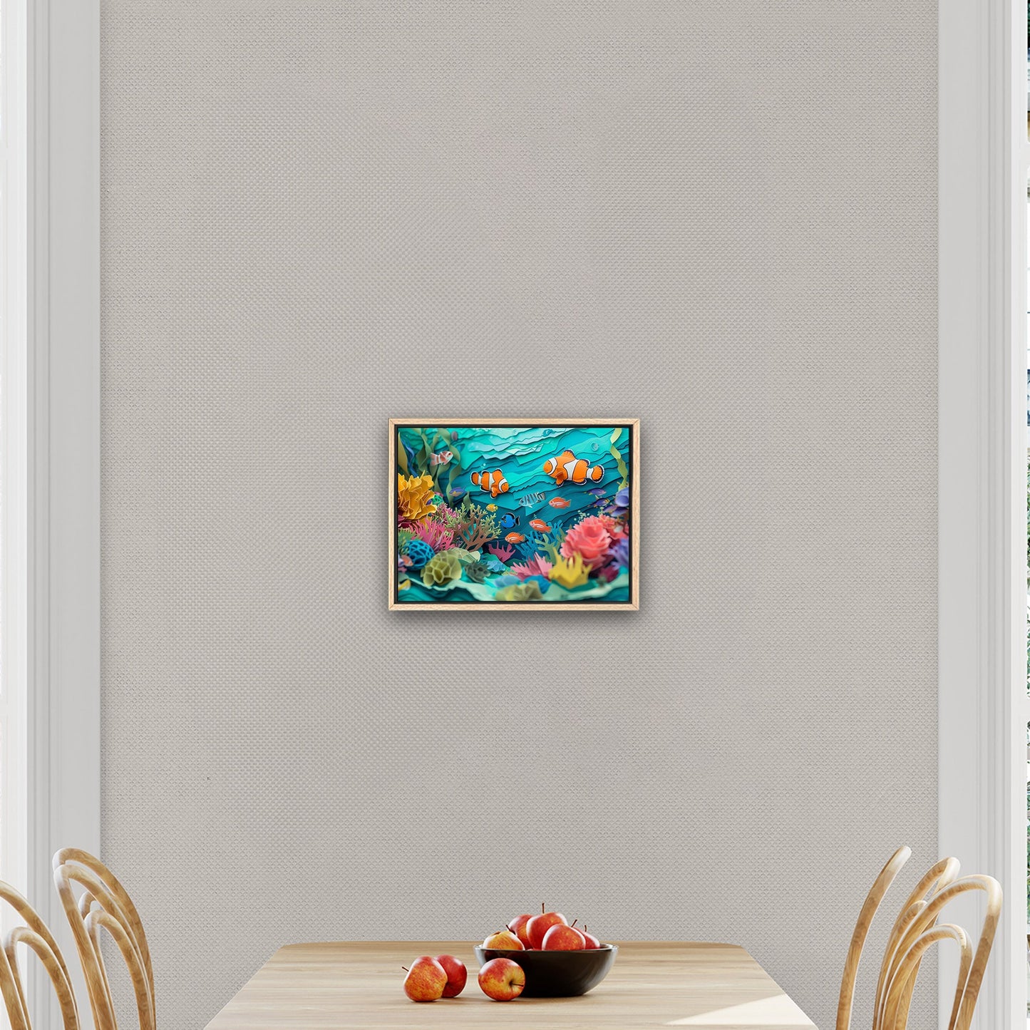 Vibrant marine life art on canvas - Serenity Dance