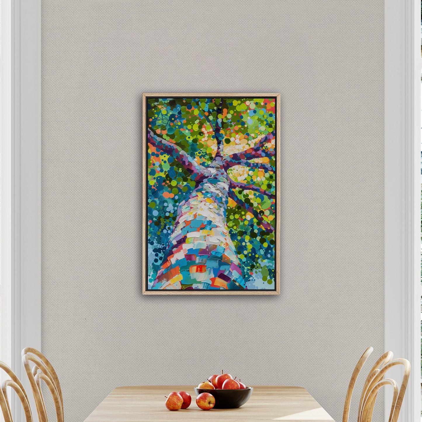 Vibrant tree exuding nature's beauty - Tranquility Enchantment