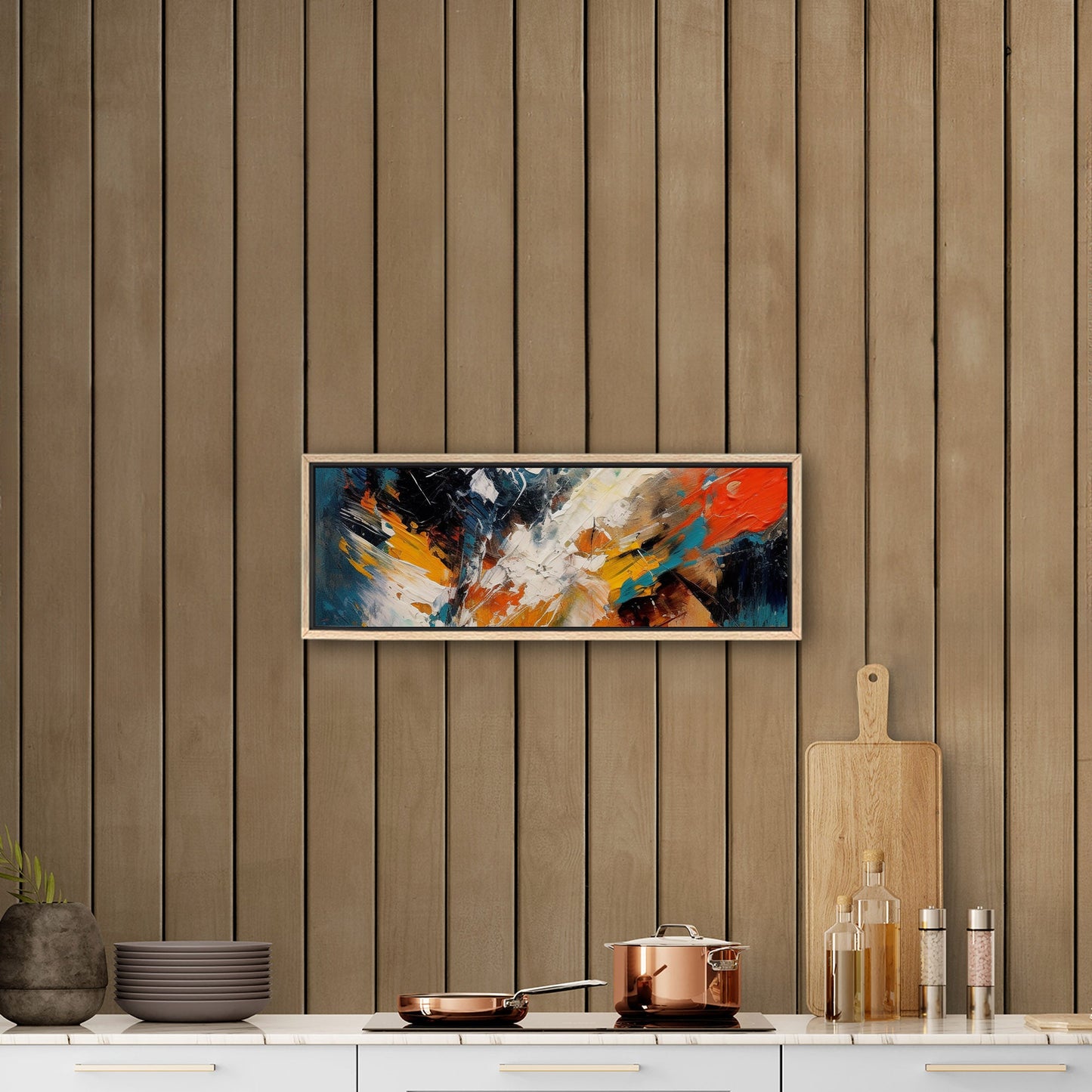 Abstract elegance with mesmerizing painterly brush strokes - Enchanting Aura