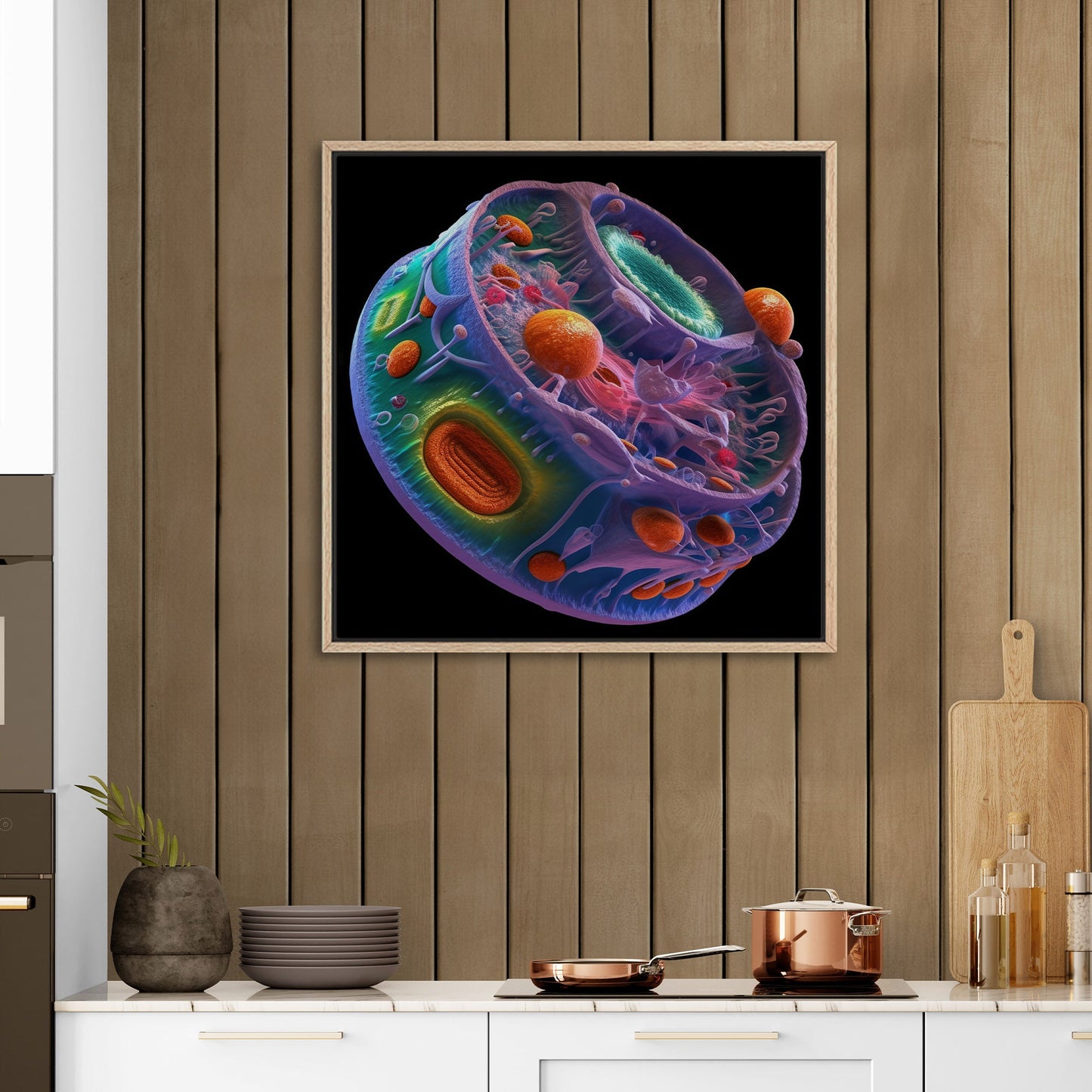 Detailed cell structure diagram - Life's Intricate Harmony