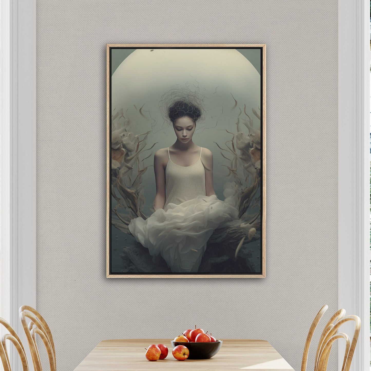 Ethereal, mixed-media art - Mystical Fusion