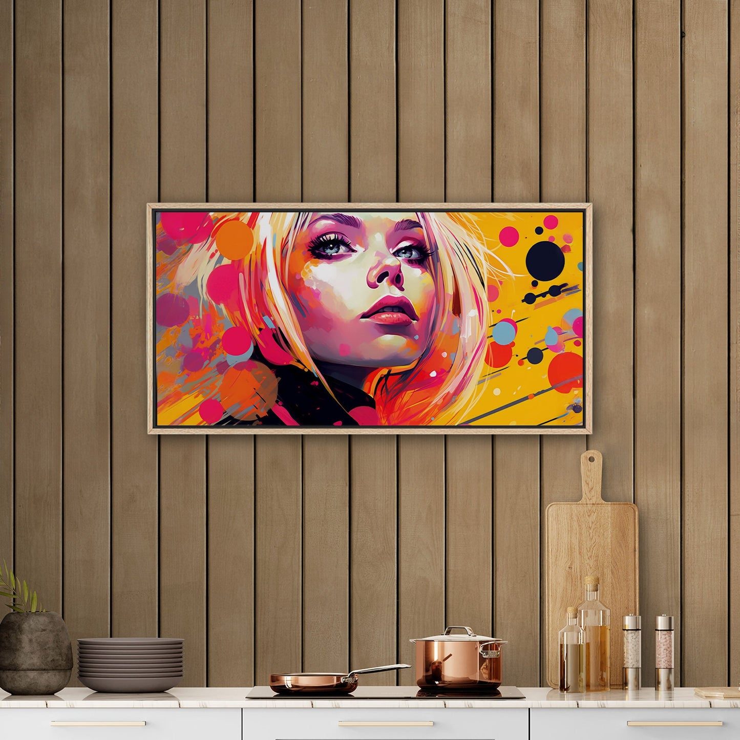 Bold, vibrant pop art - Dynamic Expressionism - Psychedelic Dream World