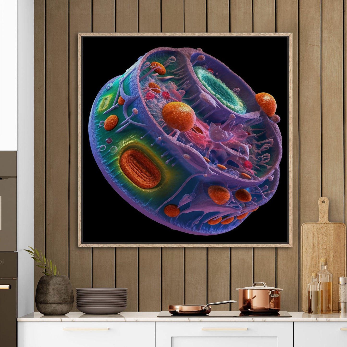 Detailed cell structure diagram - Life's Intricate Harmony
