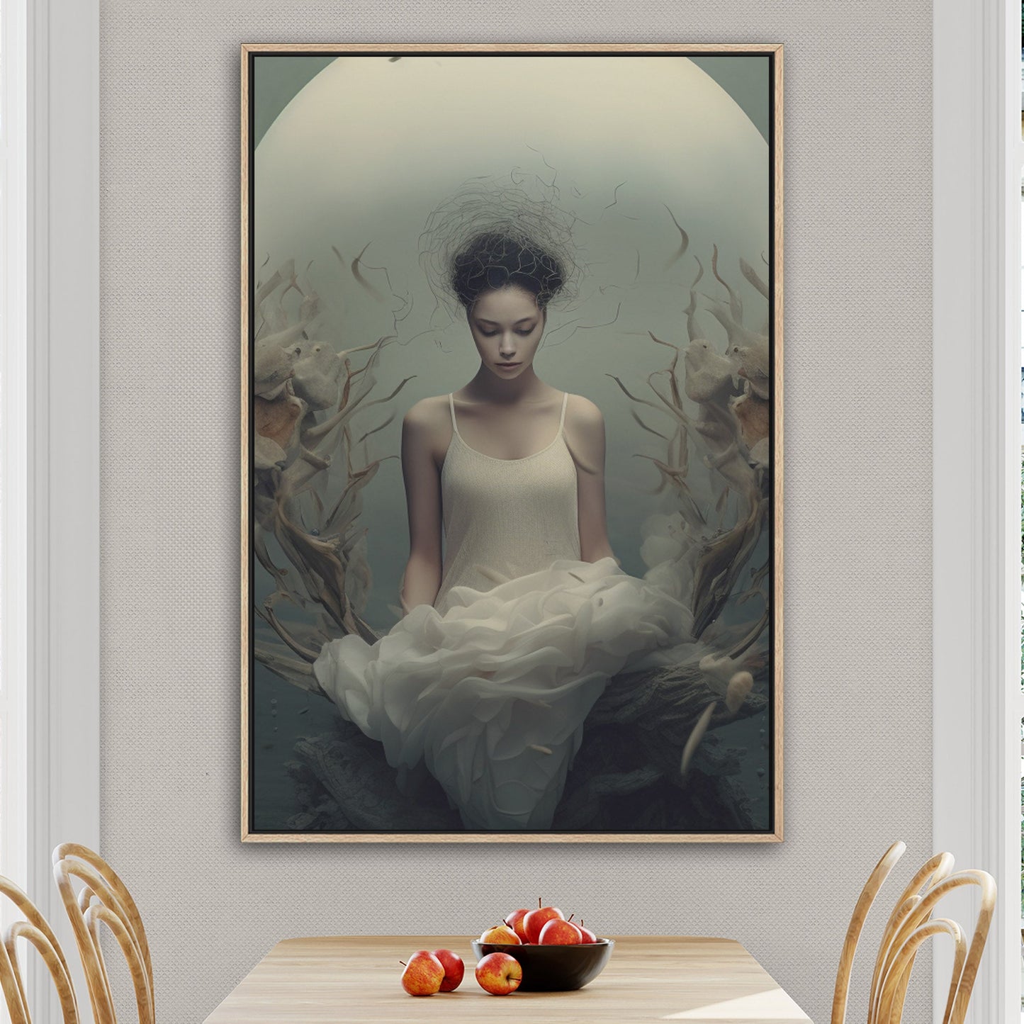 Ethereal, mixed-media art - Mystical Fusion