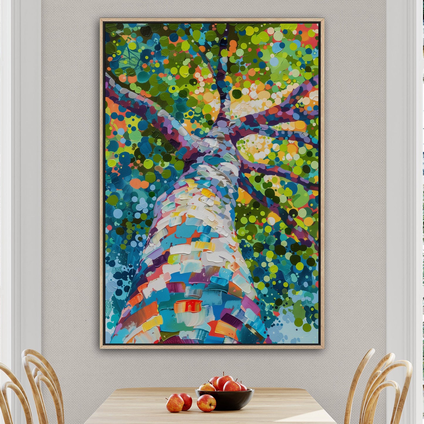 Vibrant tree exuding nature's beauty - Tranquility Enchantment