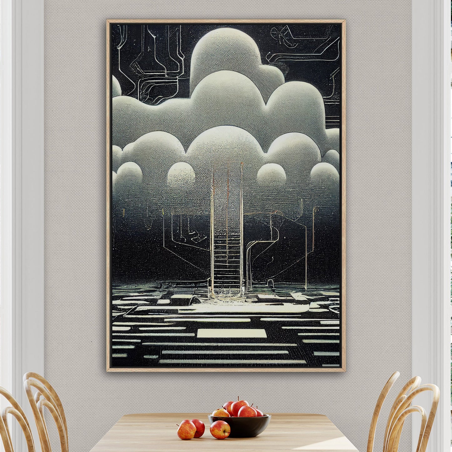 Captivating composition sparking intrigue - Enigmatic Elegance