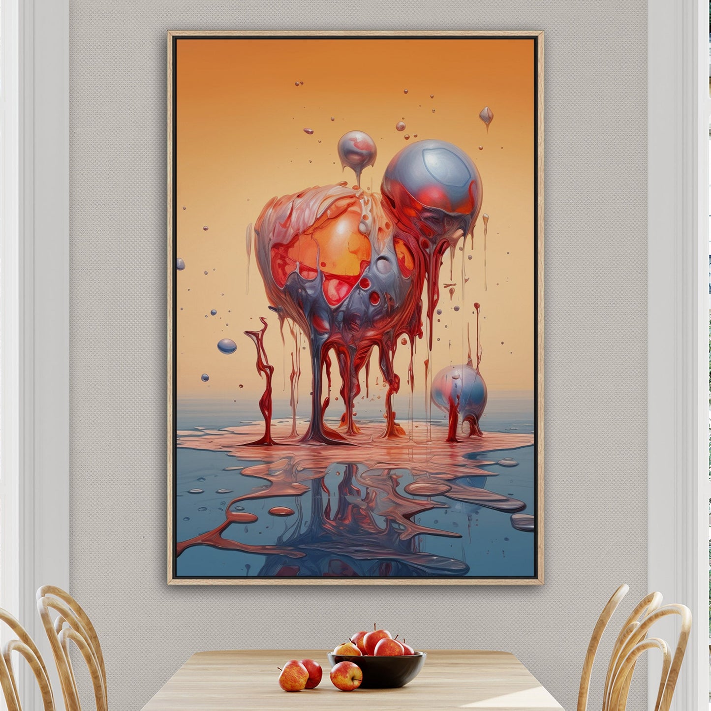 Surreal Abstract Digital Art Render - Ethereal Melting Dreams