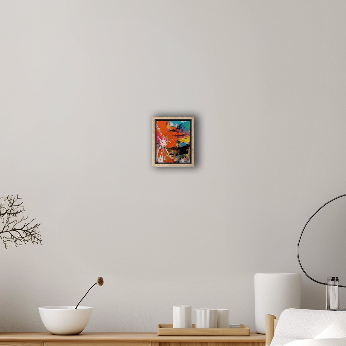 Captivating abstract art with vibrant colors - Spirited Creation