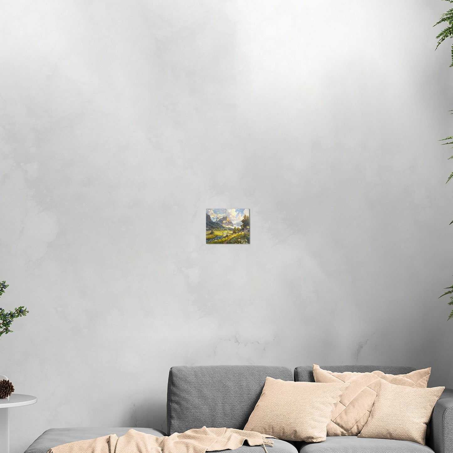 Vibrant landscape oil painting capturing nature's essence - Enriched Elegance