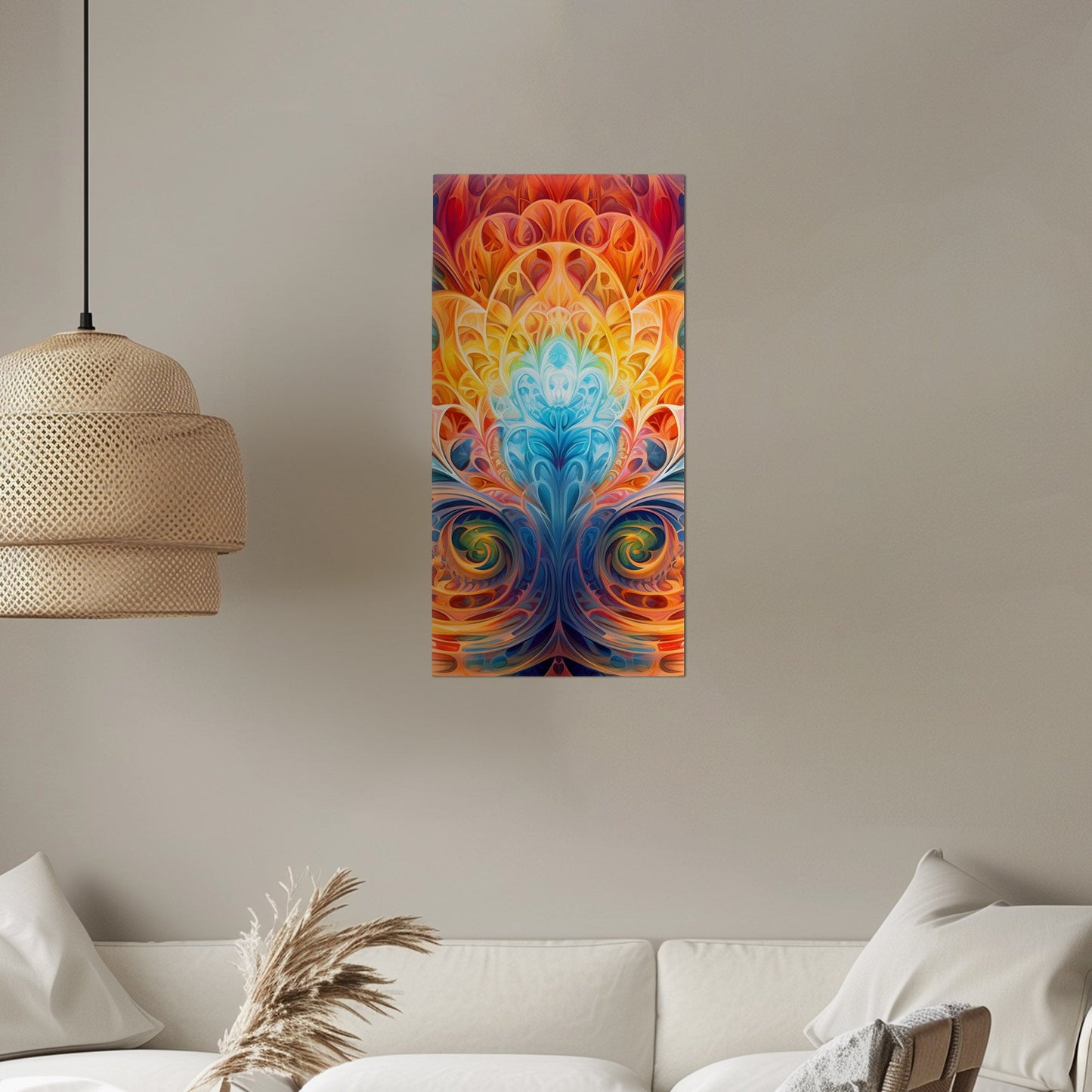 Symmetrical Digital Render Abstract - Recurring Kaleidoscope: Infinite Visual Complexity