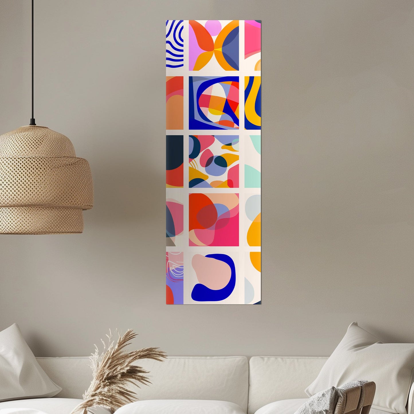 Colorful, flat vector design with intricate patterns - Psychedelic Delight