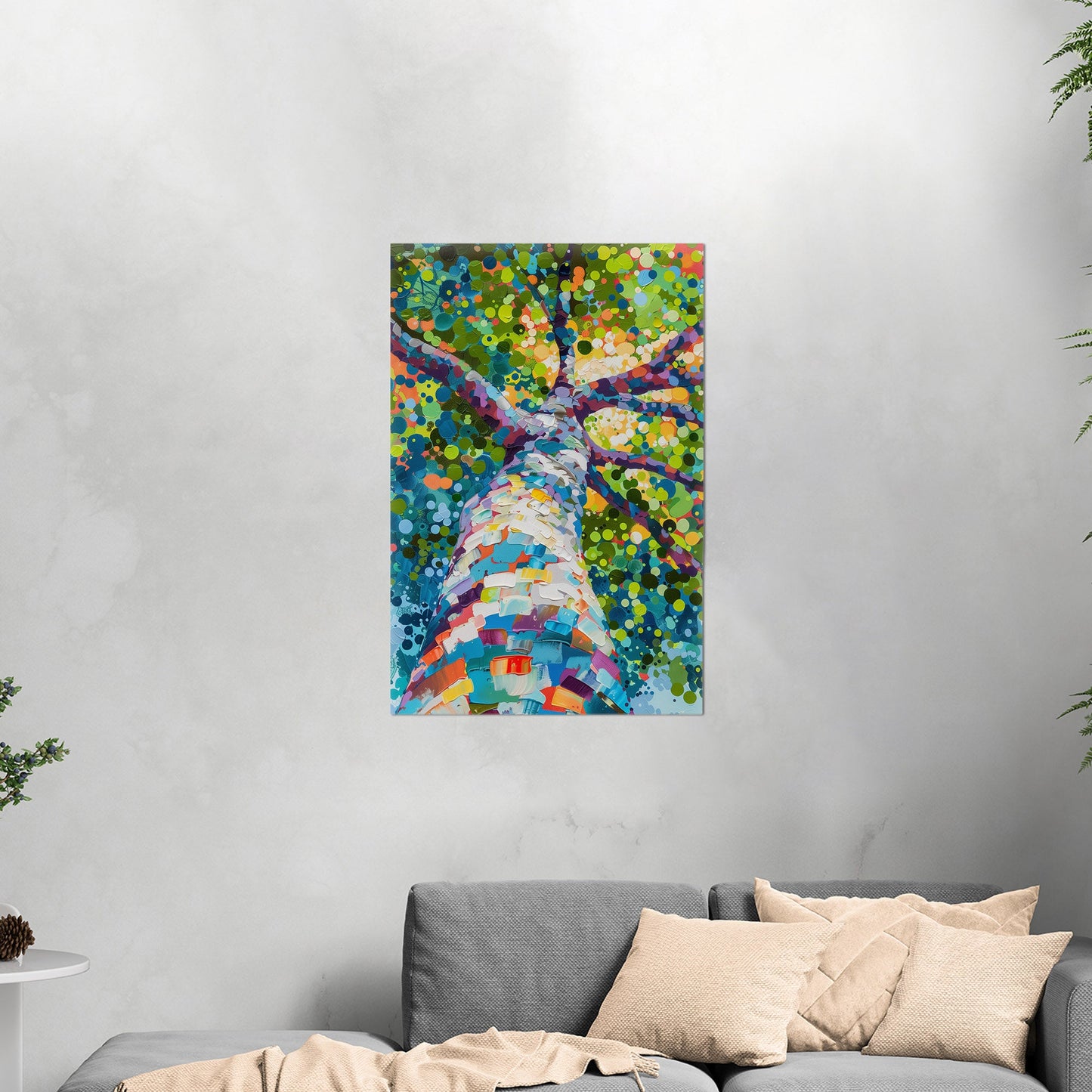 Vibrant tree exuding nature's beauty - Tranquility Enchantment