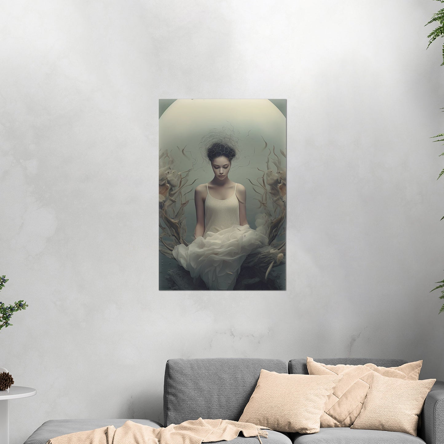 Ethereal, mixed-media art - Mystical Fusion