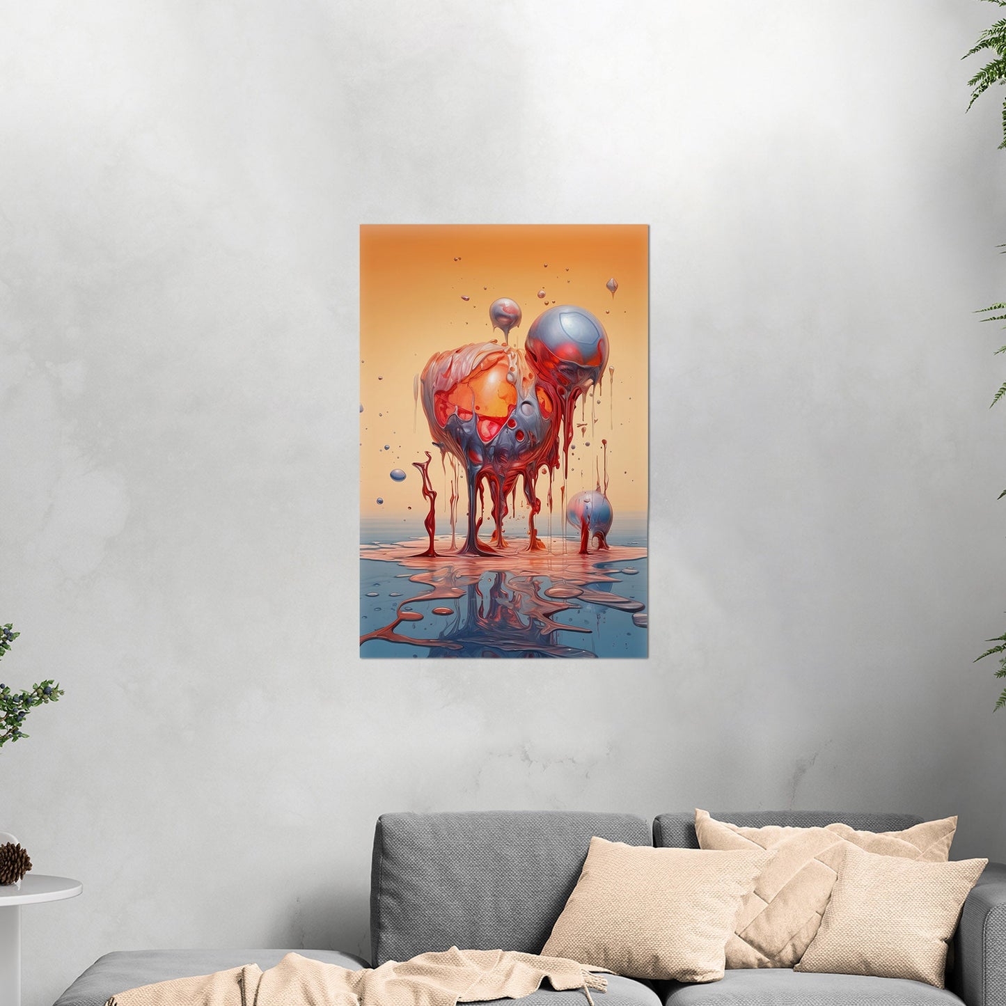 Surreal Abstract Digital Art Render - Ethereal Melting Dreams