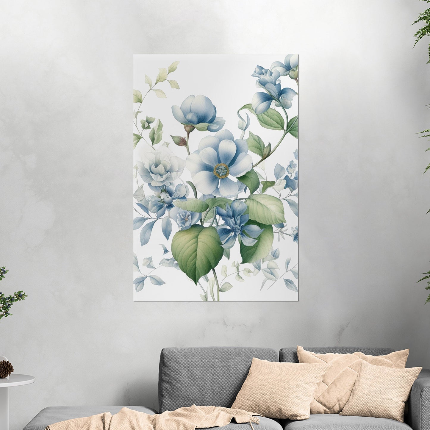Vintage botanical watercolor - Sleepy Pastel Delight