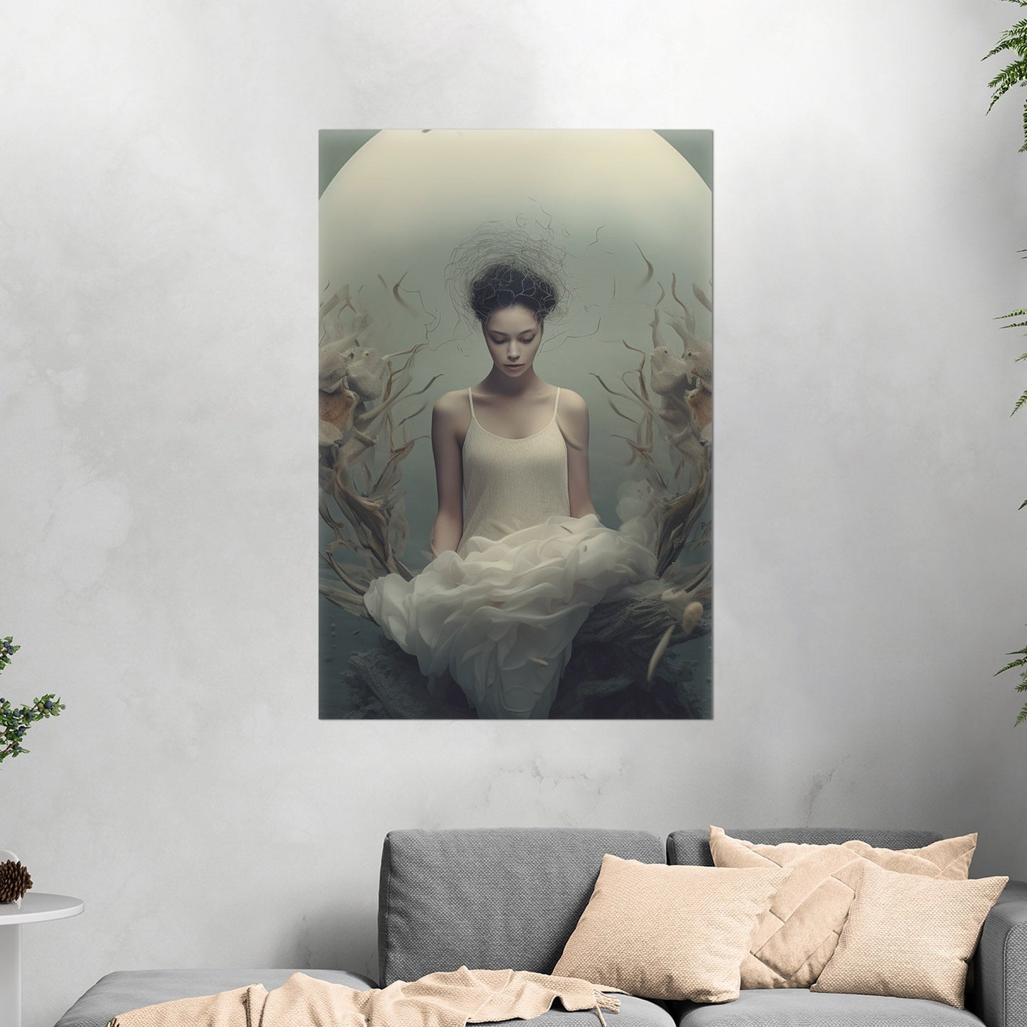 Ethereal, mixed-media art - Mystical Fusion