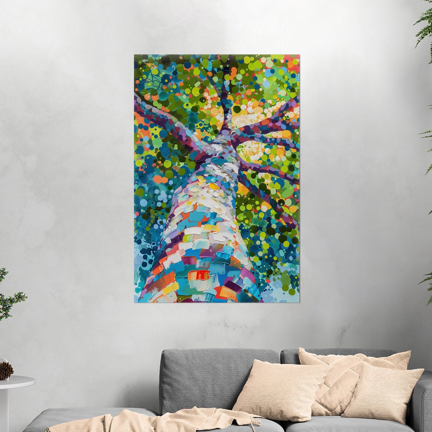 Vibrant tree exuding nature's beauty - Tranquility Enchantment