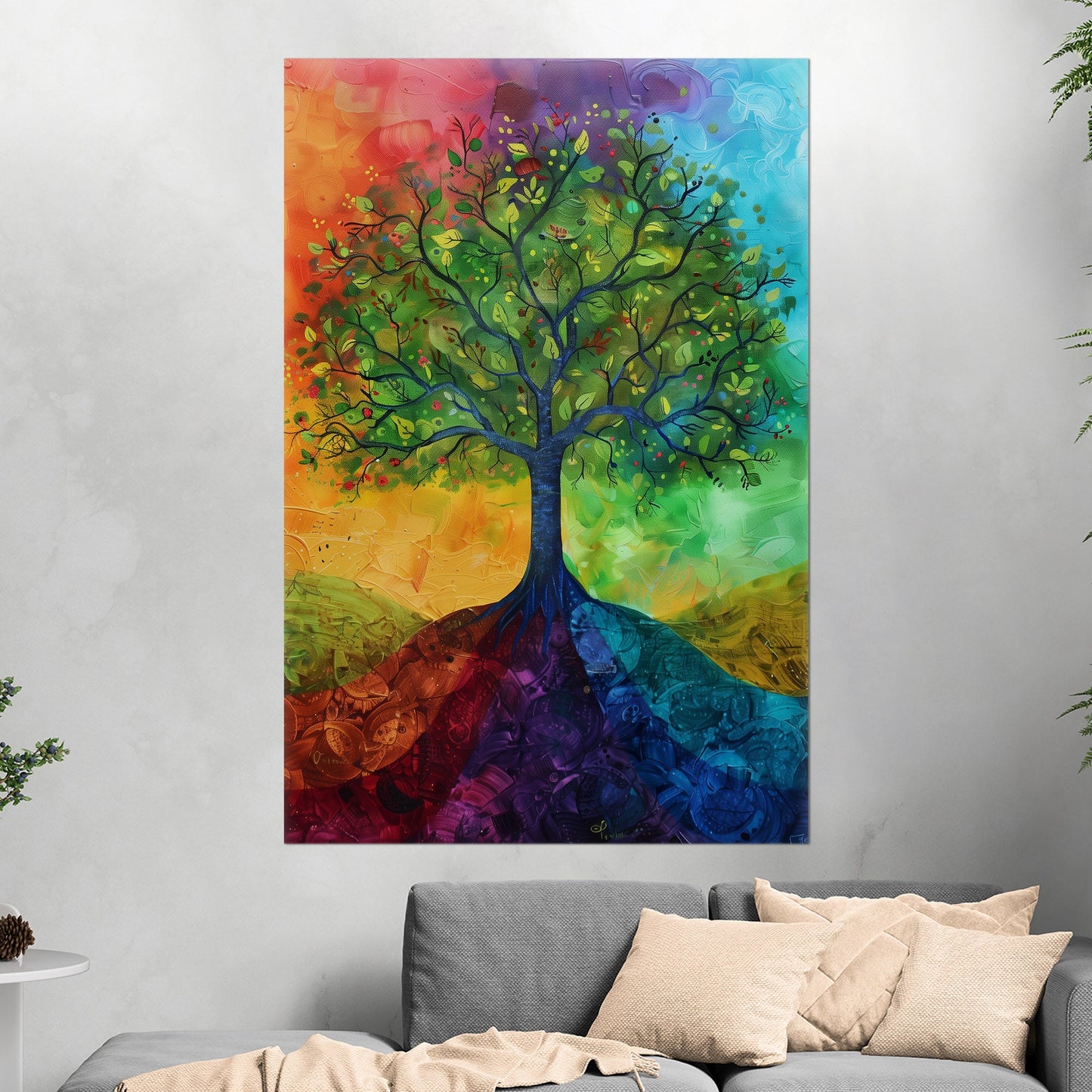 Abstract Tree of Life - Mystical Elegance