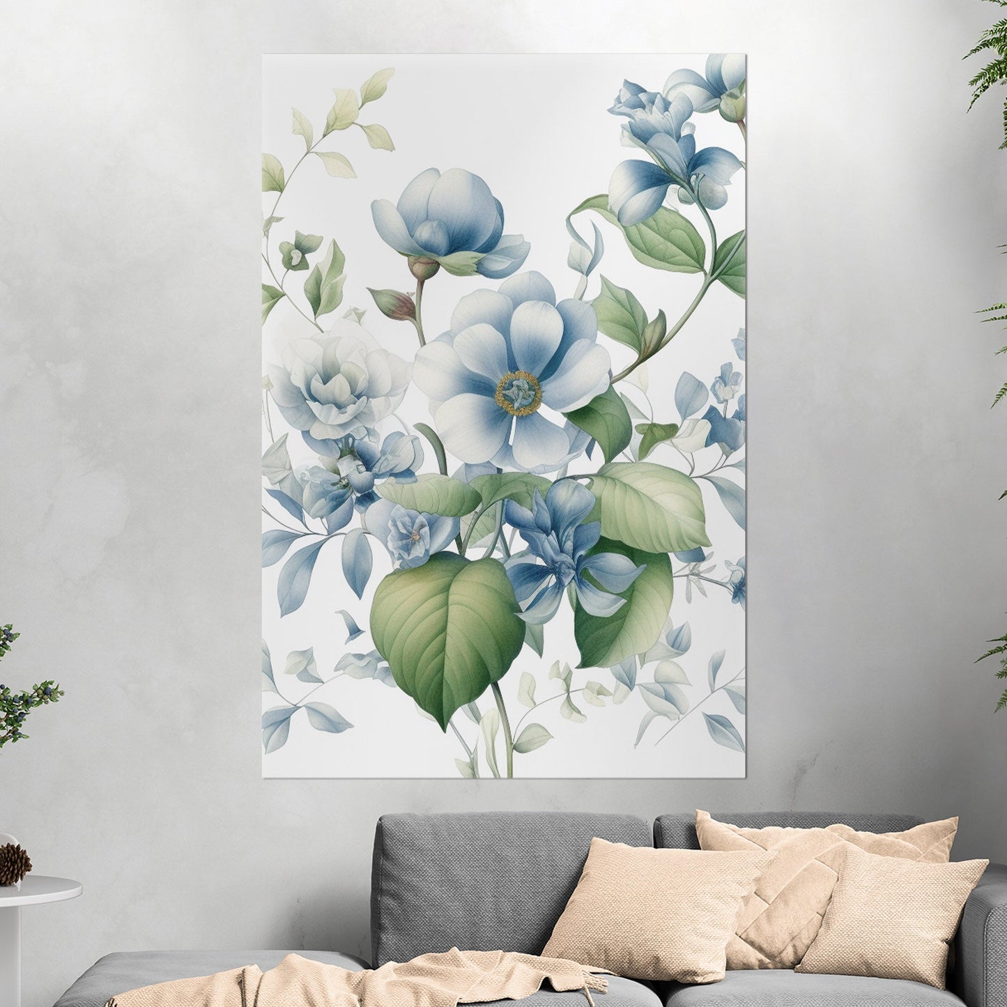 Vintage botanical watercolor - Sleepy Pastel Delight