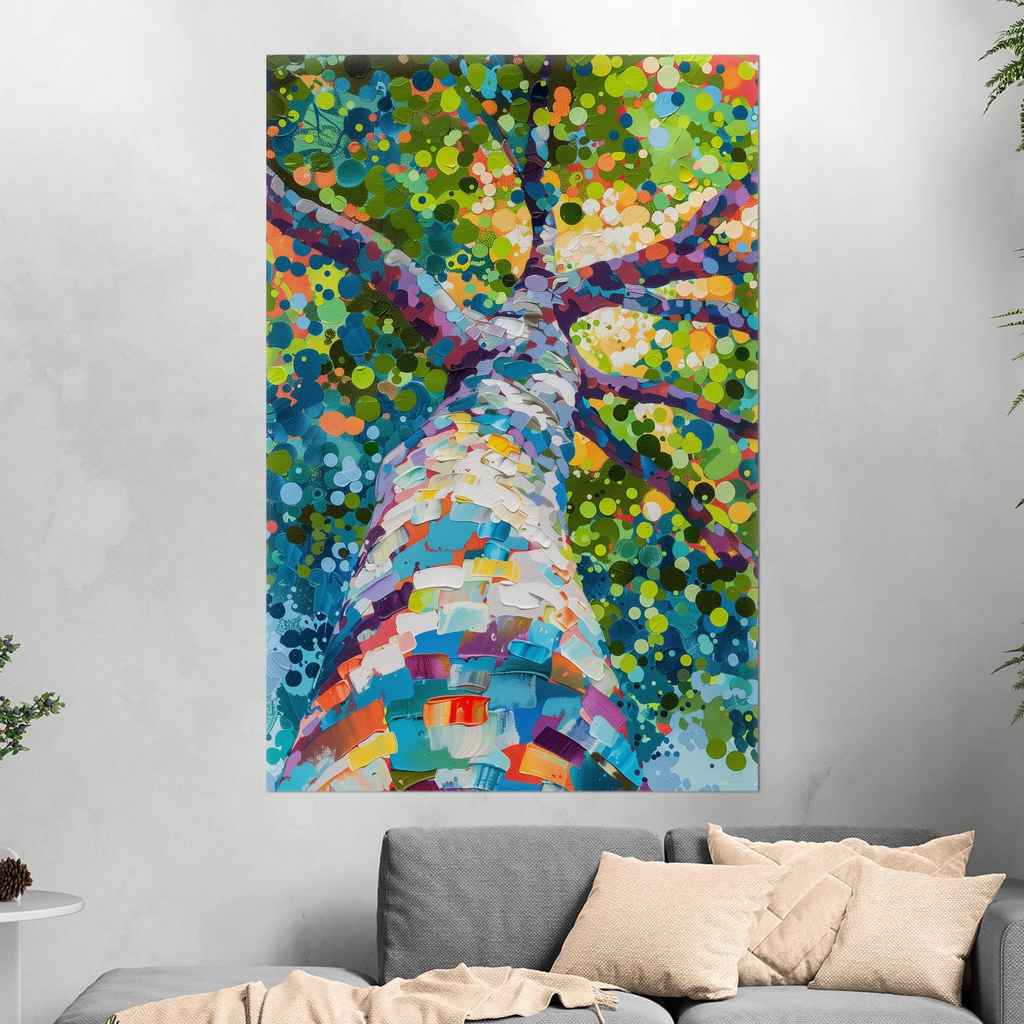 Vibrant tree exuding nature's beauty - Tranquility Enchantment
