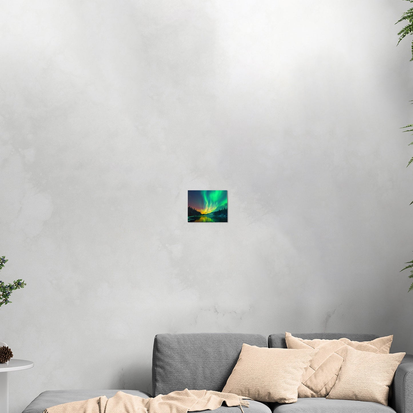 Shimmering Aurora Borealis Wall Art - Enchanted Ethereal Vision