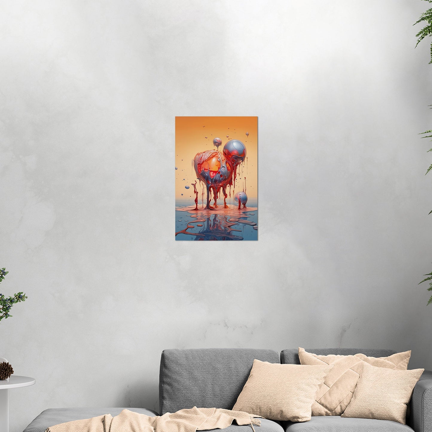 Surreal Abstract Digital Art Render - Ethereal Melting Dreams