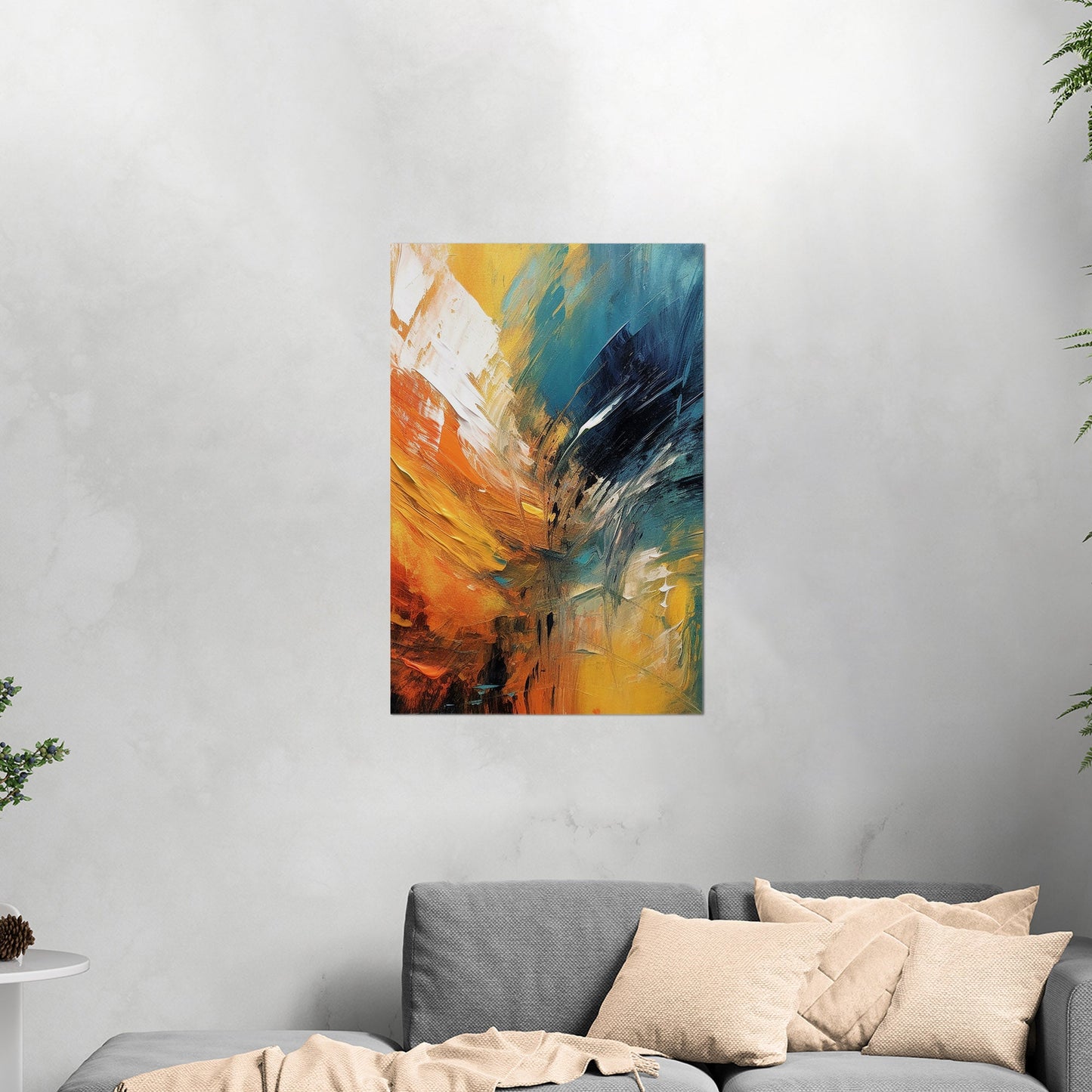 Transform your space with this mesmerizing artwork - Enchanted Brushstrokes