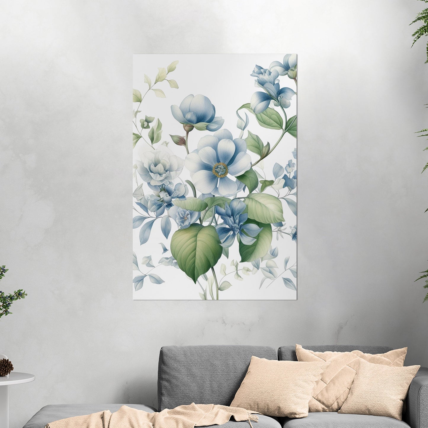 Vintage botanical watercolor - Sleepy Pastel Delight
