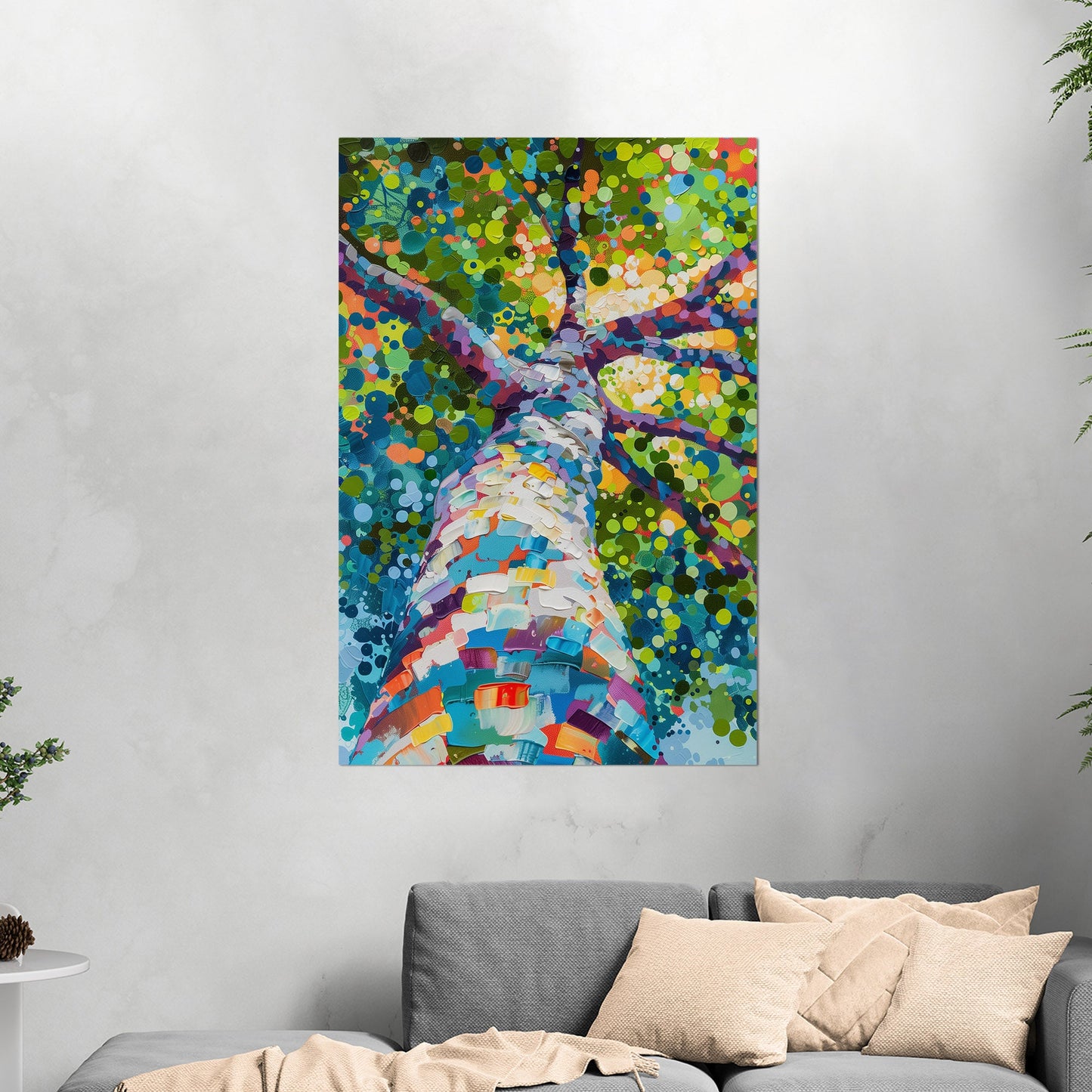 Vibrant tree exuding nature's beauty - Tranquility Enchantment