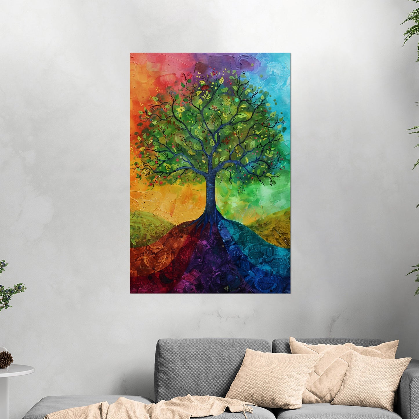 Abstract Tree of Life - Mystical Elegance