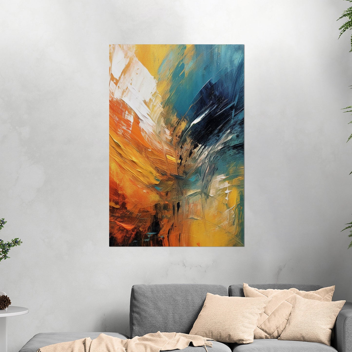 Transform your space with this mesmerizing artwork - Enchanted Brushstrokes