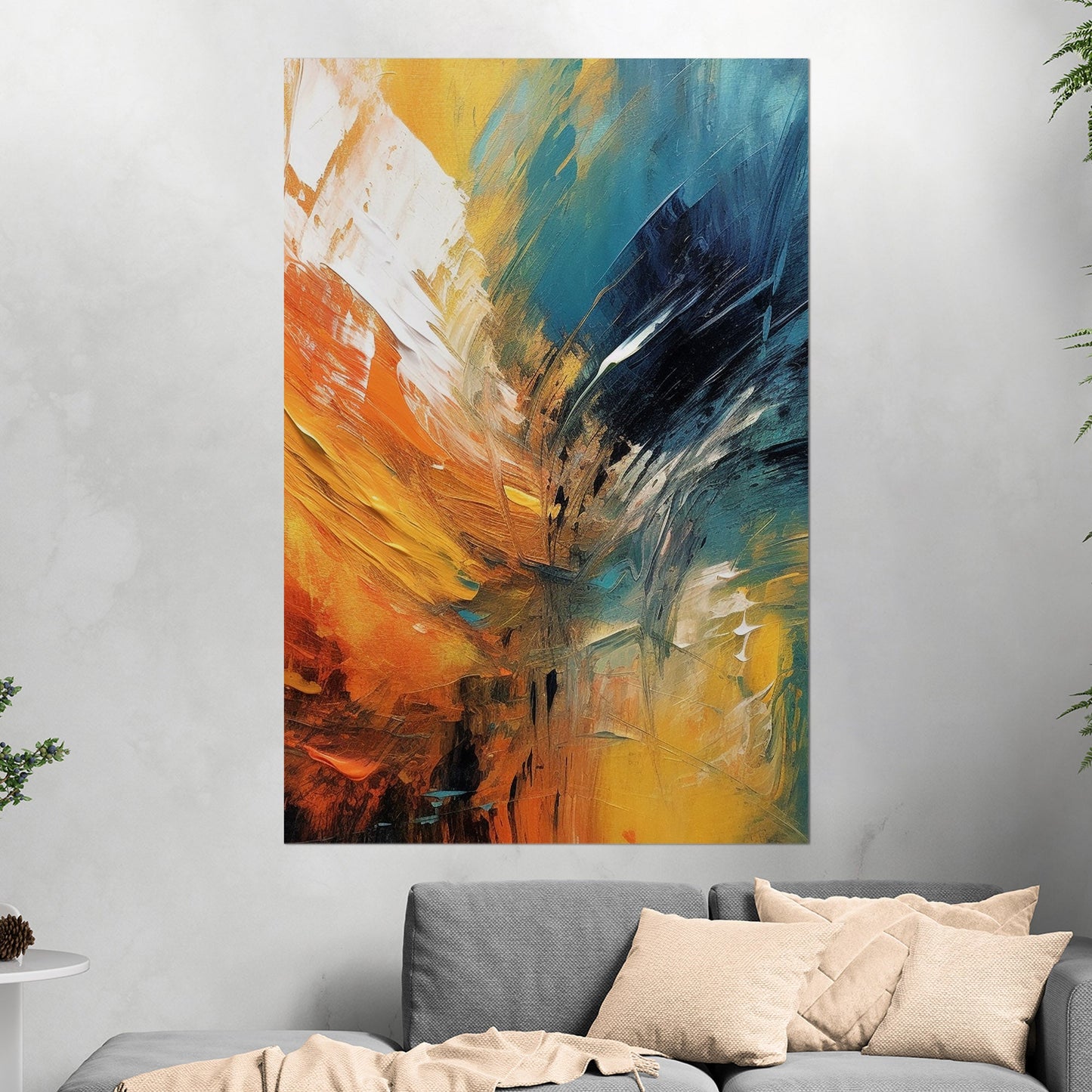 Transform your space with this mesmerizing artwork - Enchanted Brushstrokes